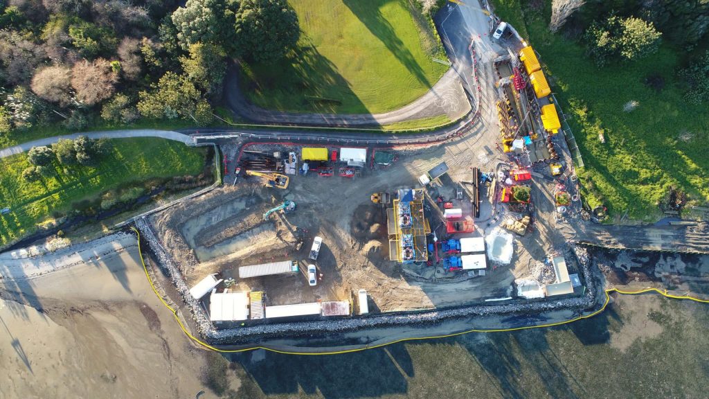 Photo: Maxi HDD entry site layout